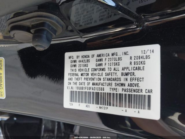 2015 ACURA TLX 19UUB1F59FA010566 Photo 8