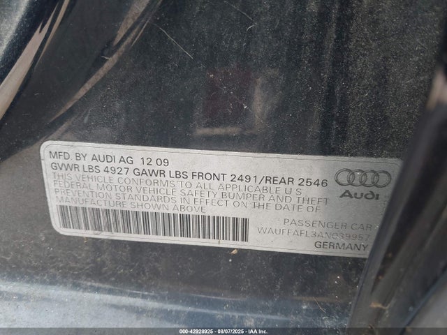 2010 AUDI A4 WAUFFAFL3AN039957 Photo 8