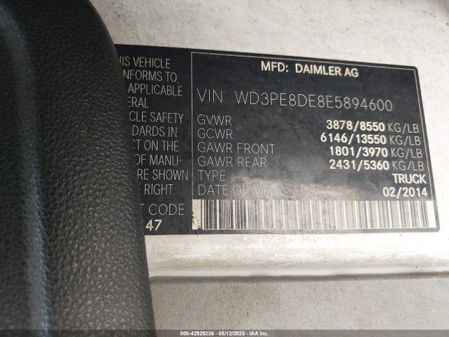 WD3PE8DE8E5894600 Mercedes-Benz mg3+mh5 (epa/14)