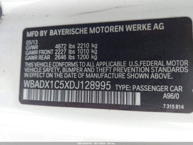 2013 BMW 335IS WBADX1C5XDJ128995 Photo 8