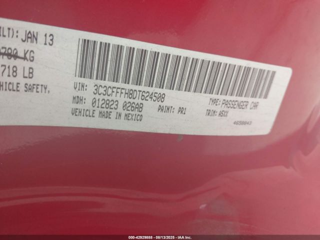 2013 FIAT 500 3C3CFFFH8DT624508 Photo 8