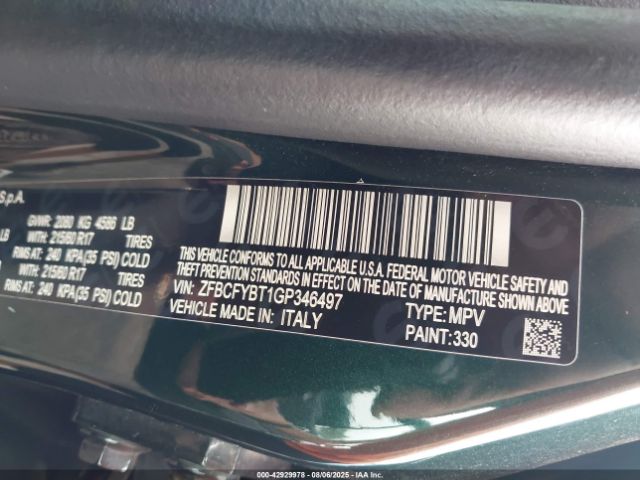 2016 FIAT 500X ZFBCFYBT1GP346497 Photo 8