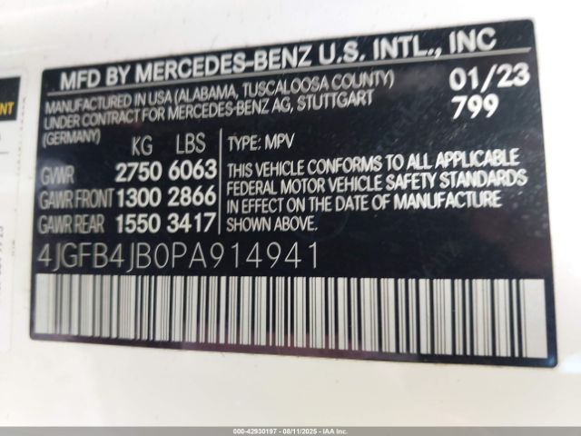 2023 MERCEDES-BENZ GLE 350 4JGFB4JB0PA914941 Photo 8