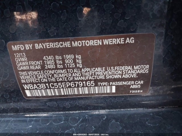 WBA3B1C55EP679165 BMW 320i