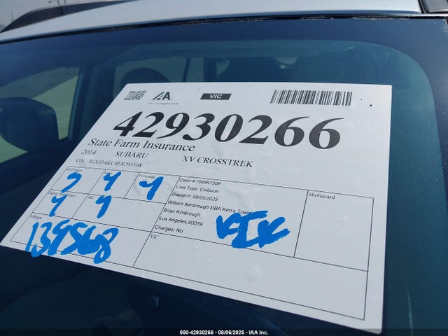 Subaru 2.0l na 2014 JF2GPAKC4E8295508 Image 17