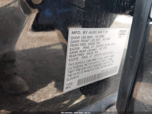 2017 AUDI Q7 WA1LAAF75HD036964 Photo 8