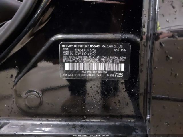 2024 MITSUBISHI MIRAGE ML32AUHJ4RH038584 Photo 8