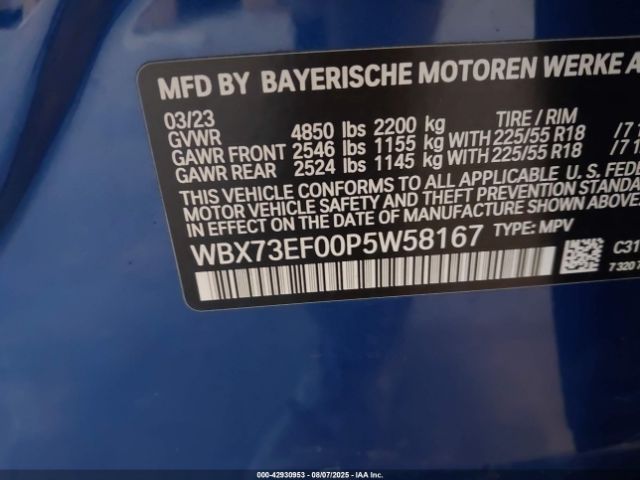 2023 BMW X1 WBX73EF00P5W58167 Photo 8