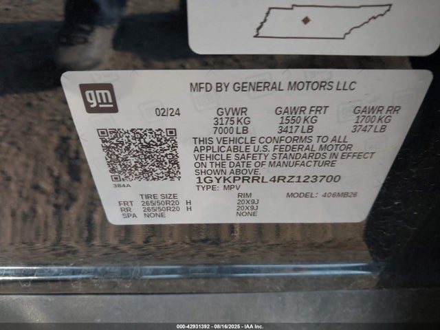 2024 CADILLAC LYRIQ 1GYKPRRL4RZ123700 Photo 8