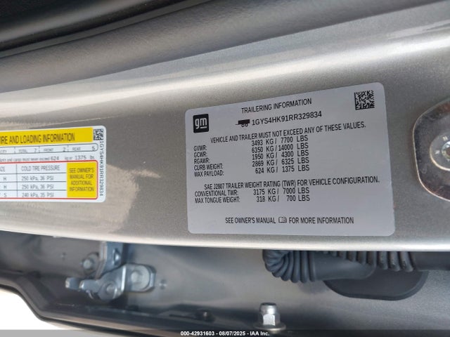 2024 CADILLAC ESCALADE 1GYS4HK91RR329834 Photo 8