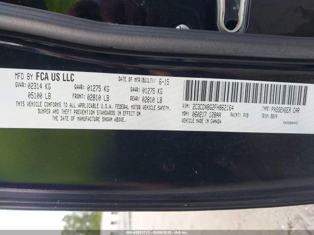 Dodge 2015 2015 2C3CDXBG2FH862164 Image 9