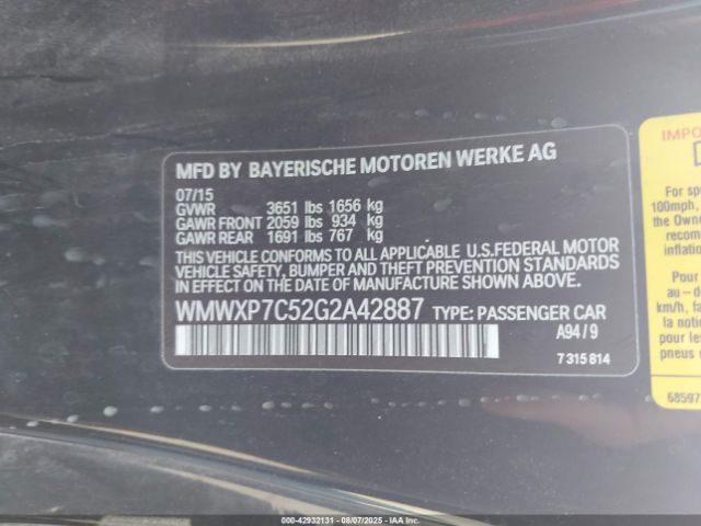 2016 MINI HARDTOP WMWXP7C52G2A42887 Photo 8