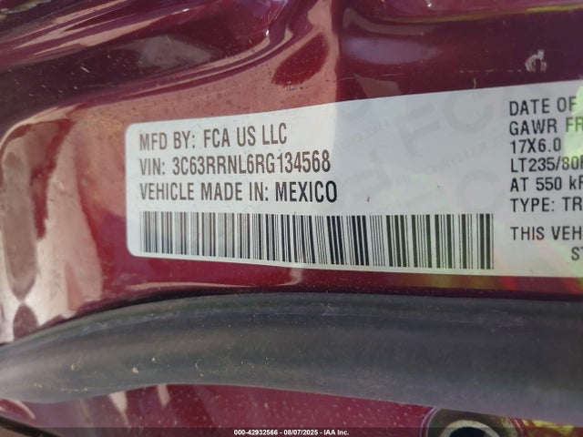 3C63RRNL6RG134568 RAM 2024