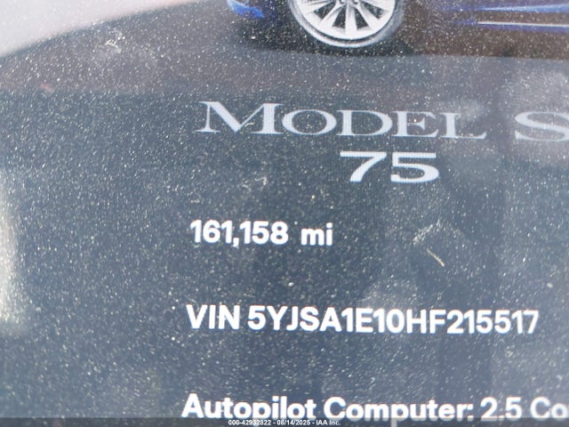 5YJSA1E10HF215517 Tesla MODEL S