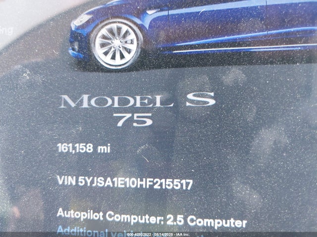 5YJSA1E10HF215517 Tesla MODEL S