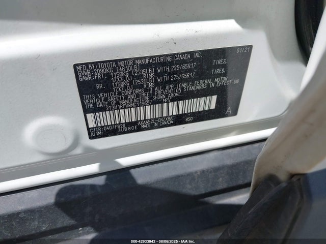 Toyota a25a-fks 2021 2T3H1RFV8MC119697 Image 9