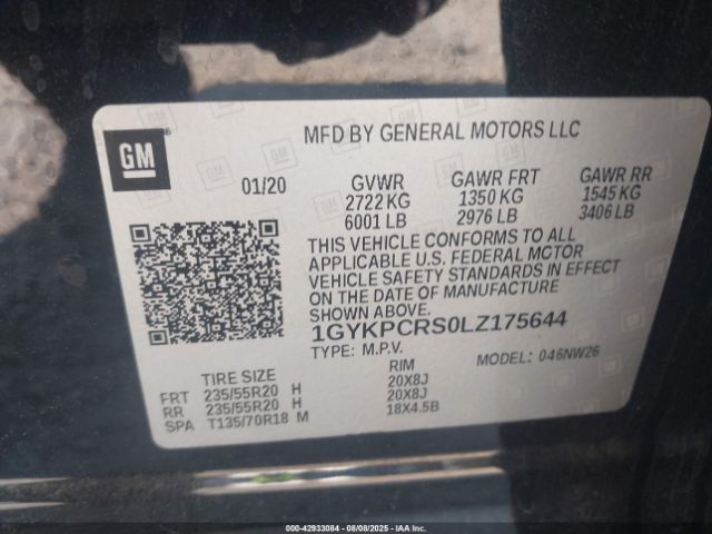 2020 CADILLAC XT6 1GYKPCRS0LZ175644 Photo 8