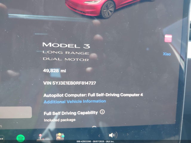 2024 TESLA MODEL 3 5YJ3E1EB0RF814727 Photo 6