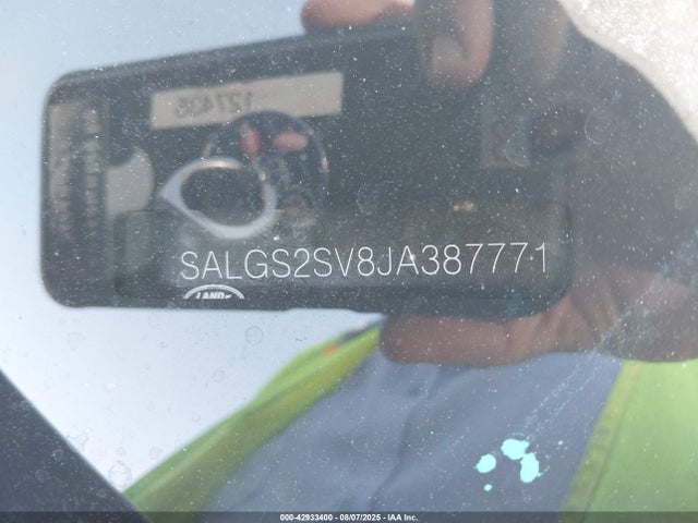 SALGS2SV8JA387771 Land Rover aj126
