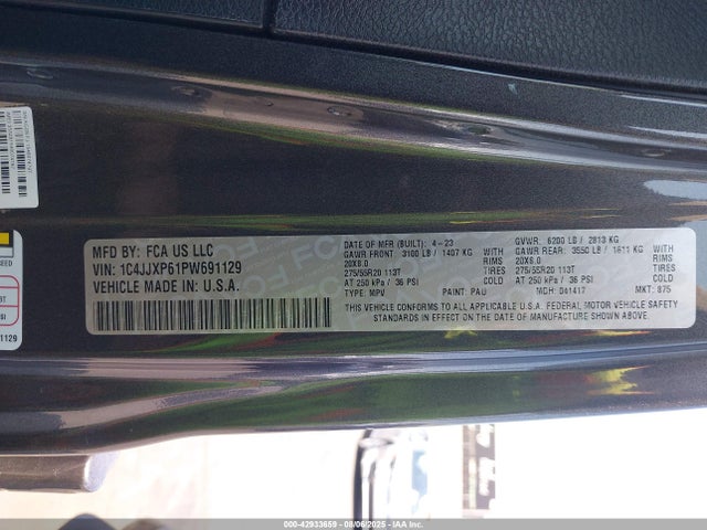 Jeep 2023 2023 1C4JJXP61PW691129 Image 9