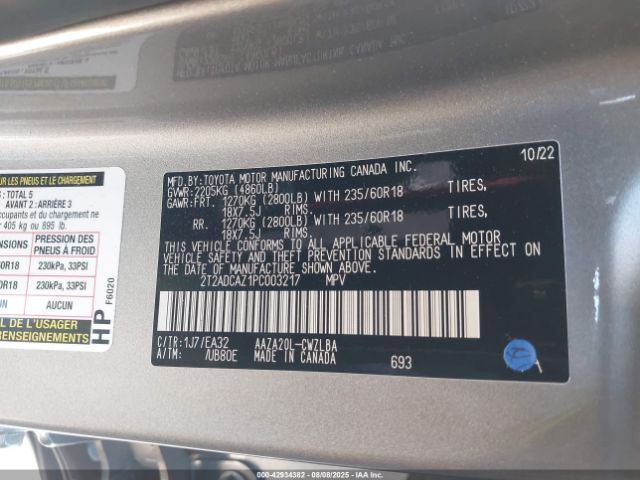 2023 LEXUS NX 250 2T2ADCAZ1PC003217 Photo 8