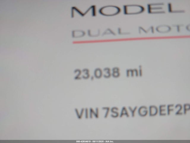 7SAYGDEF2PF580000 Tesla 2023