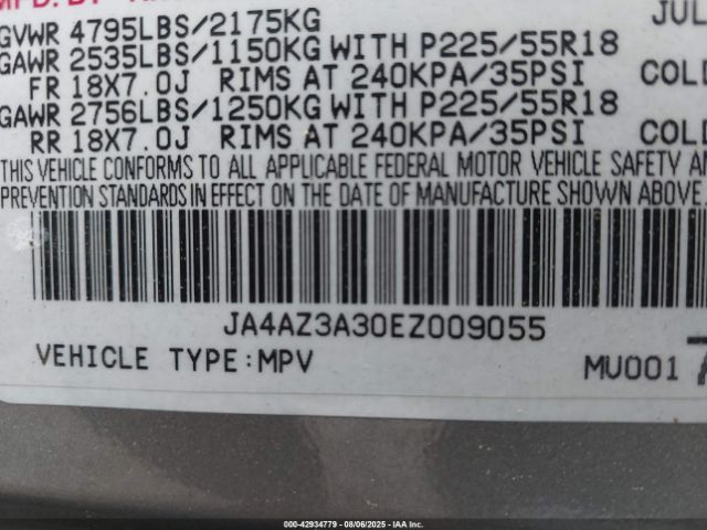 2014 MITSUBISHI OUTLANDER JA4AZ3A30EZ009055 Photo 8