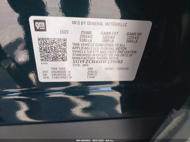 2024 CADILLAC XT4 1GYFZCR4XRF139063 Photo 8