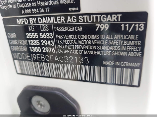 2014 MERCEDES-BENZ CL 550 WDDEJ9EB0EA032133 Photo 8