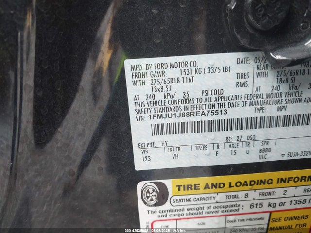 1FMJU1J88REA75513 Ford gtdi-standard