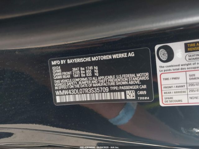 2024 MINI CONVERTIBLE WMW43DL07R3S35709 Photo 8