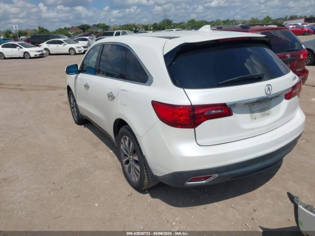 2014 ACURA MDX 5FRYD3H4XEB012972 Photo 2