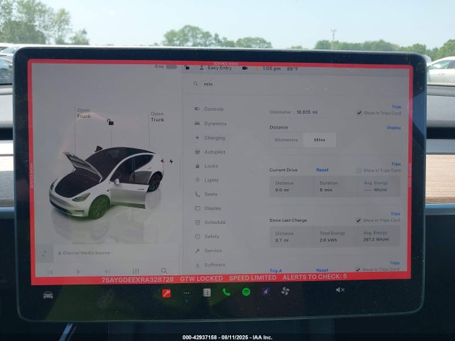 2024 TESLA MODEL Y 7SAYGDEEXRA328728 Photo 6
