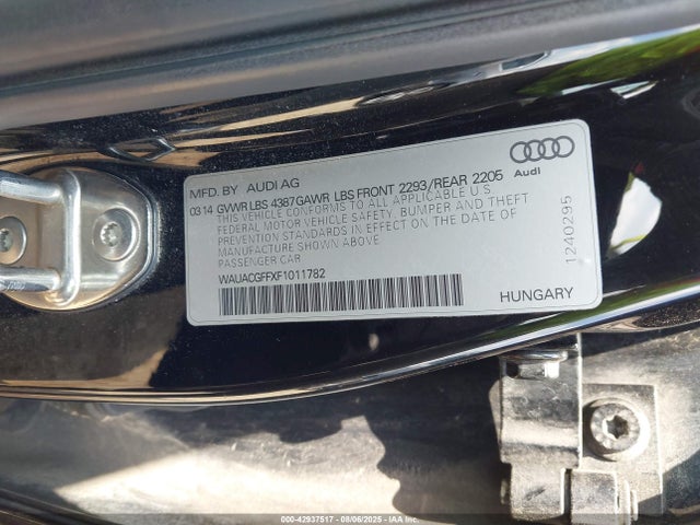 2015 AUDI A3 WAUACGFFXF1011782 Photo 8