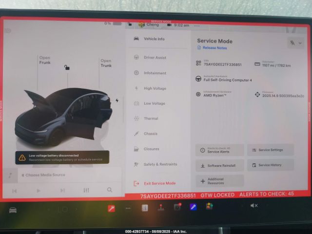 2026 TESLA MODEL Y 7SAYGDEE2TF336851 Photo 6