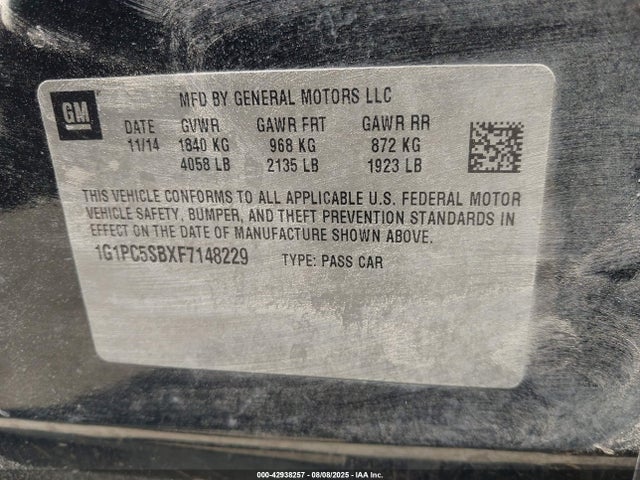 1G1PC5SBXF7148229 Chevrolet LUV