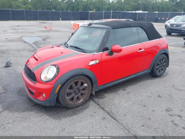 2013 MINI CONVERTIBLE WMWZP3C55DT705468 Photo 1