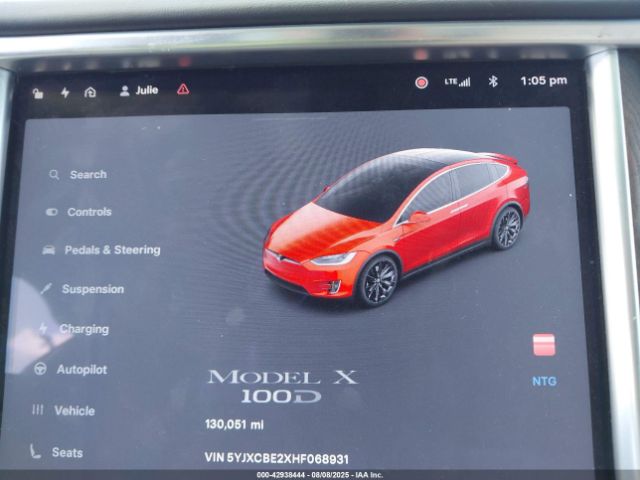2017 TESLA MODEL X 5YJXCBE2XHF068931 Photo 6