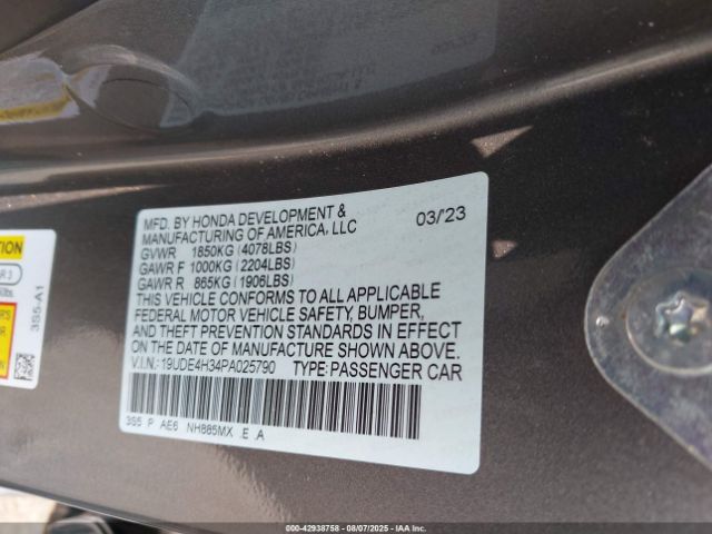 2023 ACURA INTEGRA 19UDE4H34PA025790 Photo 8