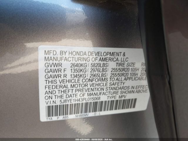 2023 ACURA MDX 5J8YE1H43PL015068 Photo 8