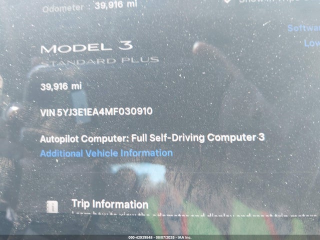 2021 TESLA MODEL 3 5YJ3E1EA4MF030910 Photo 6