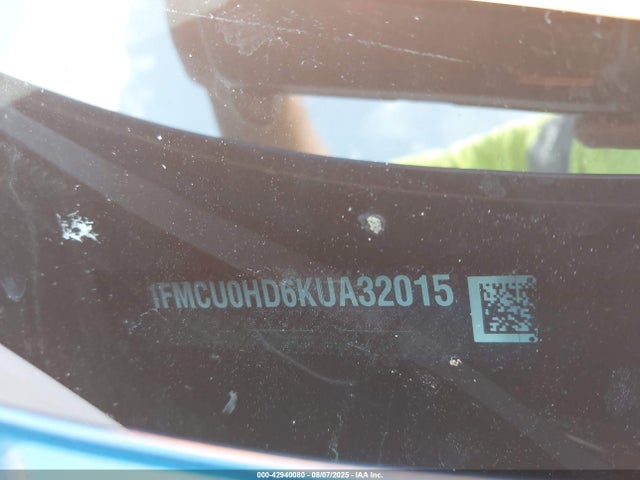 1FMCU0HD6KUA32015 Ford 1.5l gtdi sigma w/premium fuel