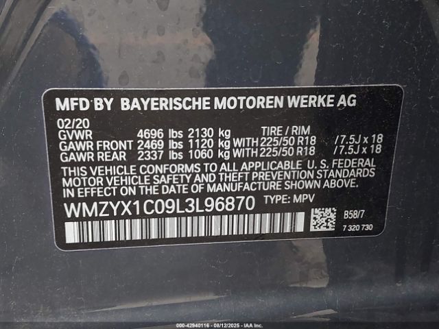 2020 MINI COUNTRYMAN WMZYX1C09L3L96870 Photo 8