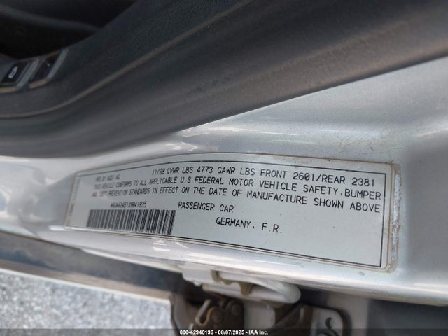 1999 AUDI A6 WAUAA24B1XN041935 Photo 8