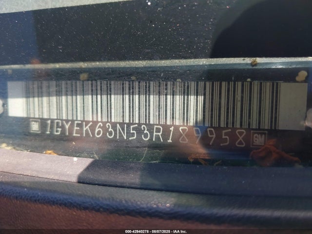 2003 CADILLAC ESCALADE 1GYEK63N53R189958 Photo 8