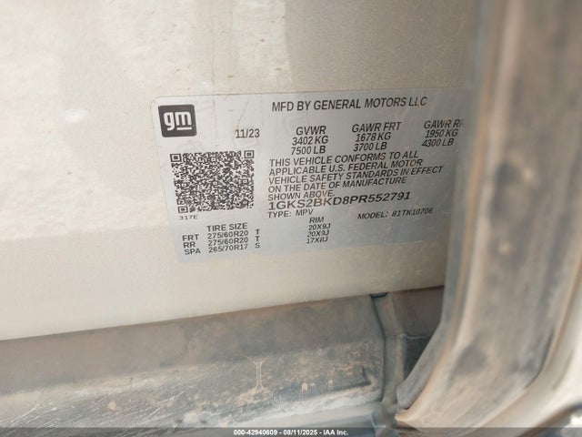 1GKS2BKD8PR552791 GMC l84