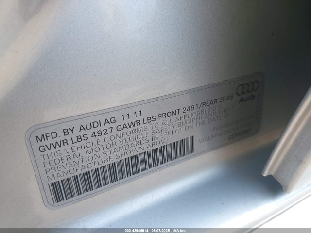 2012 AUDI A4 WAUFFAFL6CN015283 Photo 8