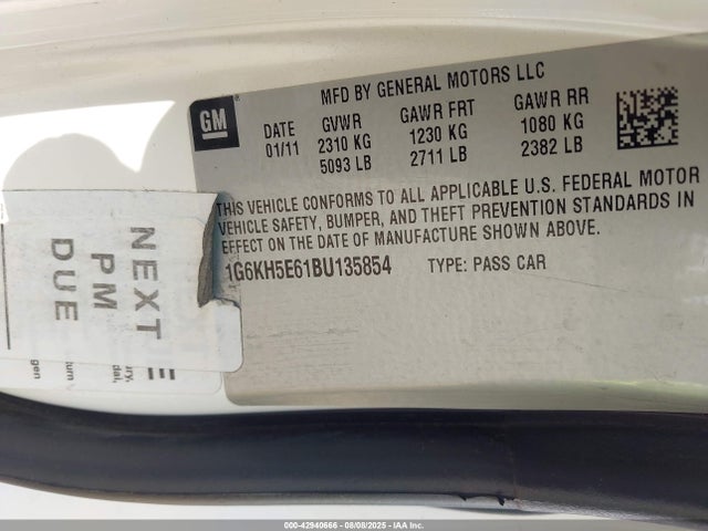2011 CADILLAC DTS 1G6KH5E61BU135854 Photo 8