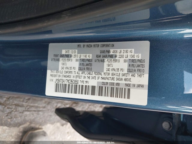 Mazda py turbo 2021 JM3KFBAY7M0350858 Image 9