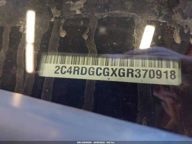 Dodge Grand Caravan 2016 2C4RDGCGXGR370918 Image 9
